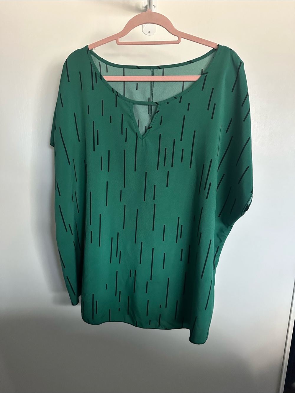 Green Patterned Women’s Blouse